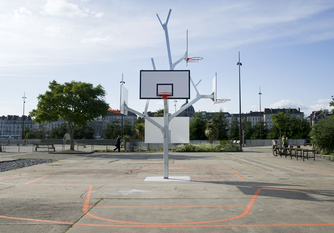 Nantes arbre basket