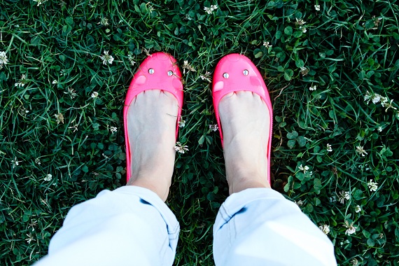 ballerines souris roses Marc Jacobs