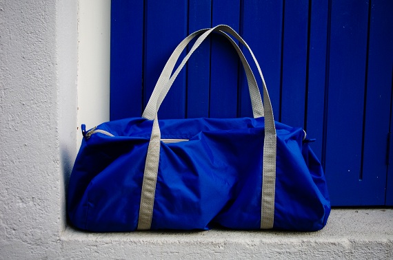 sac sport American Apparel bleu