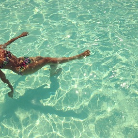 photo Instagram vacances piscine