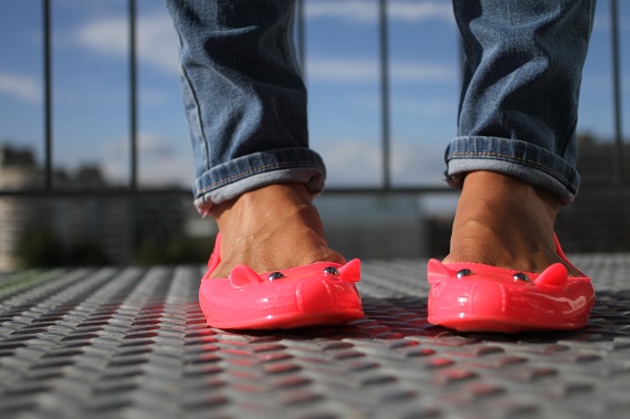 jelly flats pink Marc jacobs