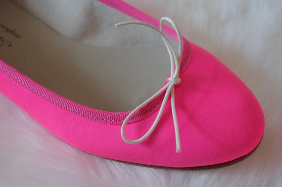 ballerines Anniel rose fluo