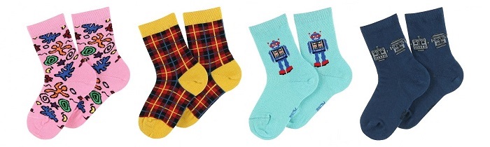 chaussettes fantaisies françaises enfant Achile