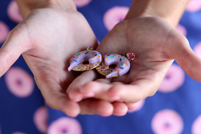 boucles d'oreilles donuts N2 Les Néréides