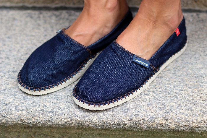 espadrilles chaussures Havaianas jean