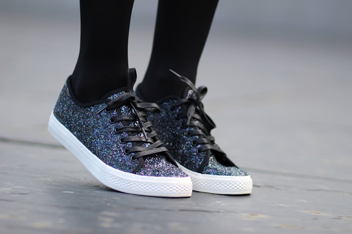 baskets tennis sneakers paillettes Kiabi