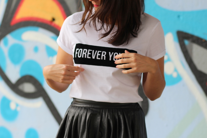 t-shirt FOREVER YOUNG BisKuit Paris