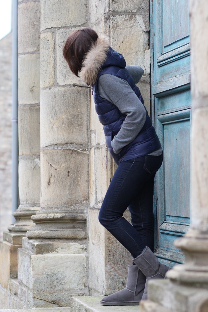 blog mode look casual doudoune