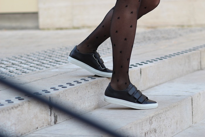 collants étoiles Jolie Frenchy sneakers Cosmoparis