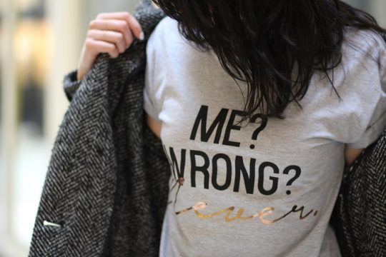 Me ? Wrong ? NEVER !